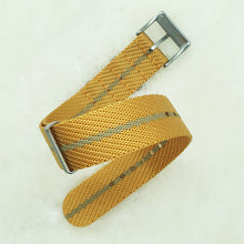 Load image into Gallery viewer, Max Premium Nylon NATO Watch Strap Gold/Silver