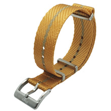 Load image into Gallery viewer, Max Premium Nylon NATO Watch Strap Gold/Silver