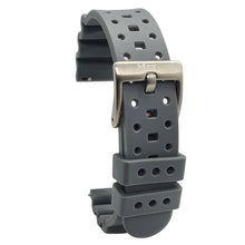 Load image into Gallery viewer, Max Wave Quick Release Silicone Soft Rubber Watch Strap Grey