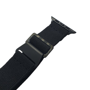 Max French Marine Nationale Elastic Apple Watch Strap Black