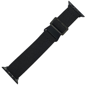 Max French Marine Nationale Elastic Apple Watch Strap Black