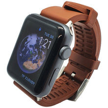 Load image into Gallery viewer, Max Apple FKM Rubber Replacement Watch Strap Brown