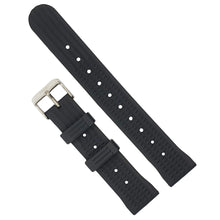 Load image into Gallery viewer, Max Waffle Style Watch Strap Black