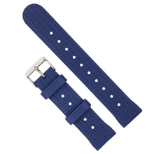 Load image into Gallery viewer, Max Waffle Style Watch Strap Blue