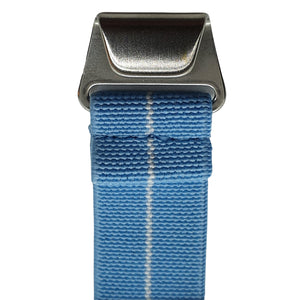 Max French Marine Nationale Elastic Watch Strap Light Blue/White