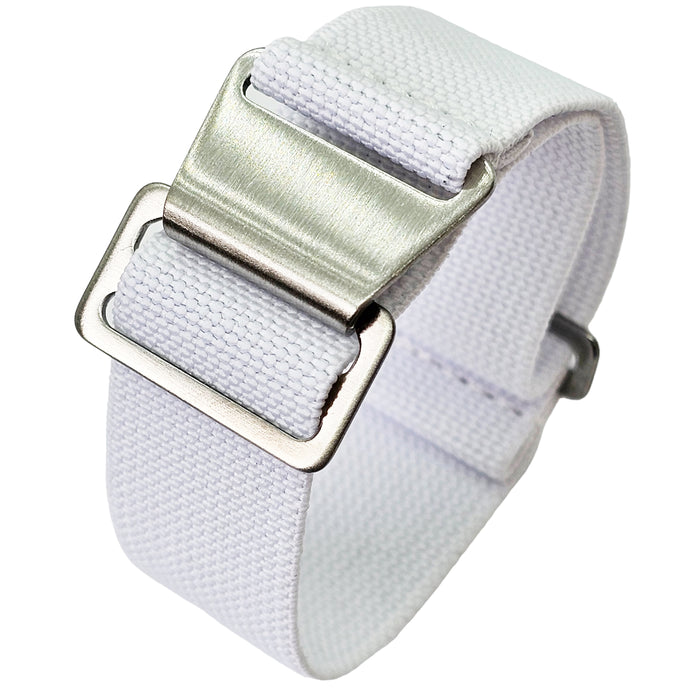 Max French Marine Nationale Elastic Watch Strap White