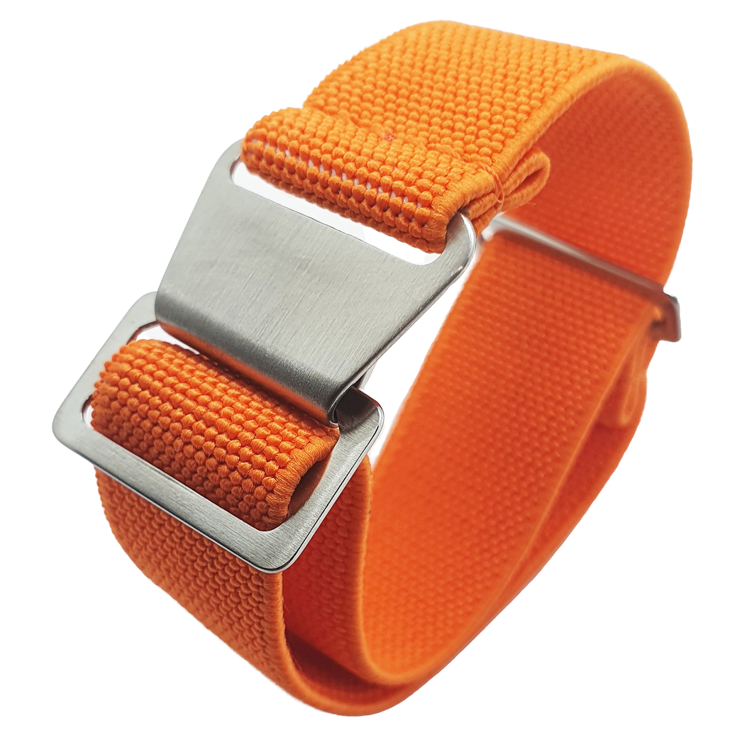 Max French Marine Nationale Elastic Watch Strap Orange