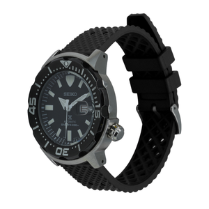 Max FKM Rubber Honeycomb Quick Release Watch Strap Black