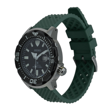 Load image into Gallery viewer, Max FKM Rubber Honeycomb Quick Release Watch Strap Green