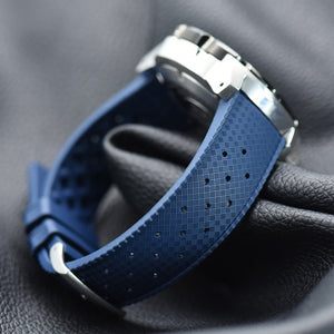 Max Tropical Watch Strap Navy Blue/Silver