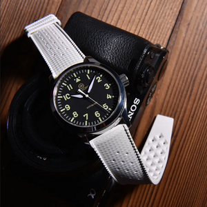 Max Tropical Watch Strap White/Black